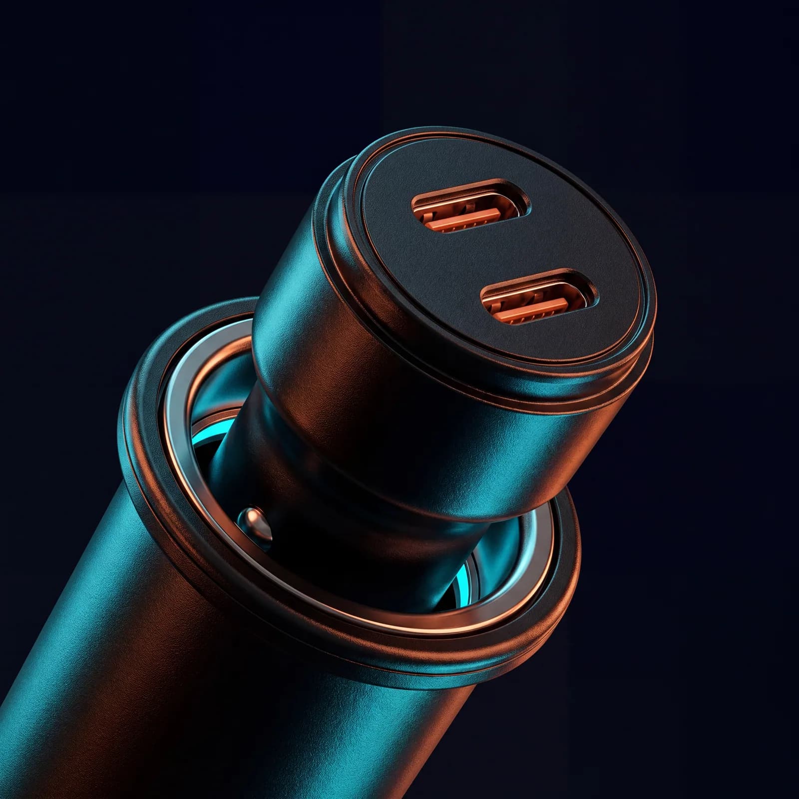 Chargeur voiture Dual USB-C PD 40W