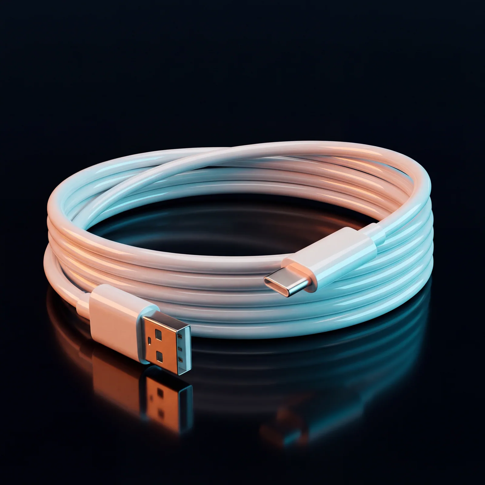 Câble standard USB-A → USB-C · 2A
