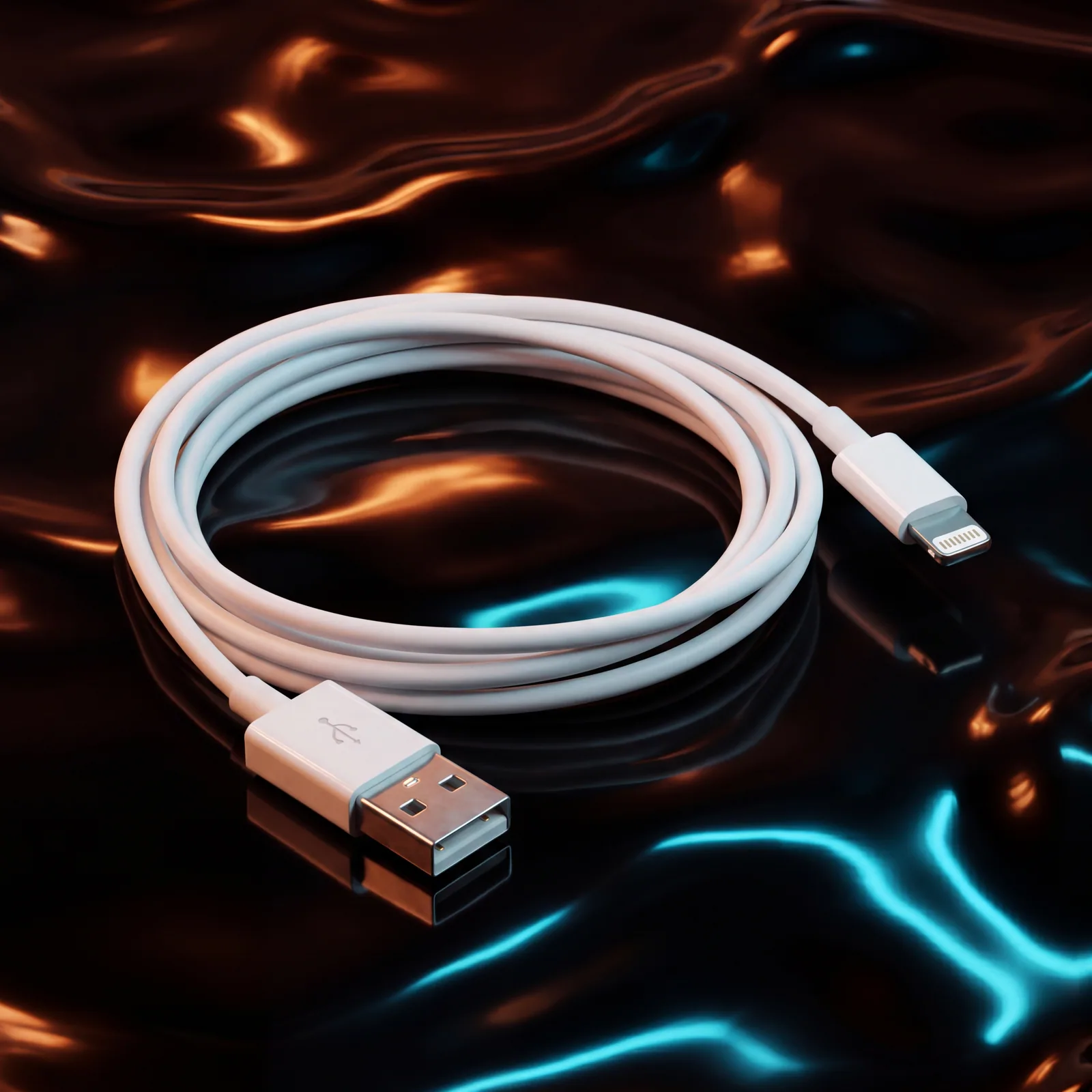Câble standard USB-A → Lightning · 2A