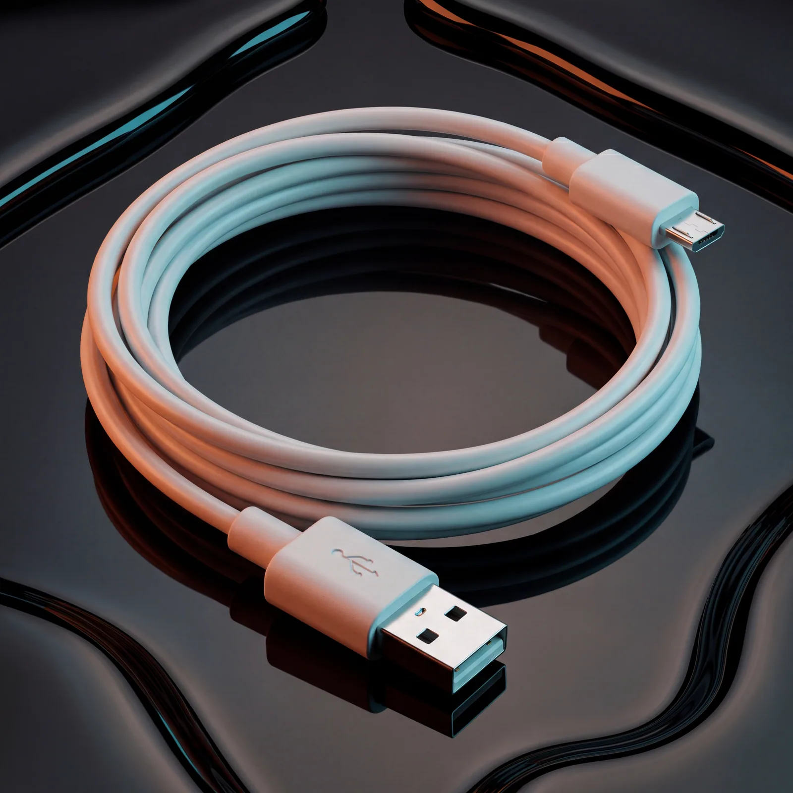 Câble standard USB-A → Micro-USB · 2A